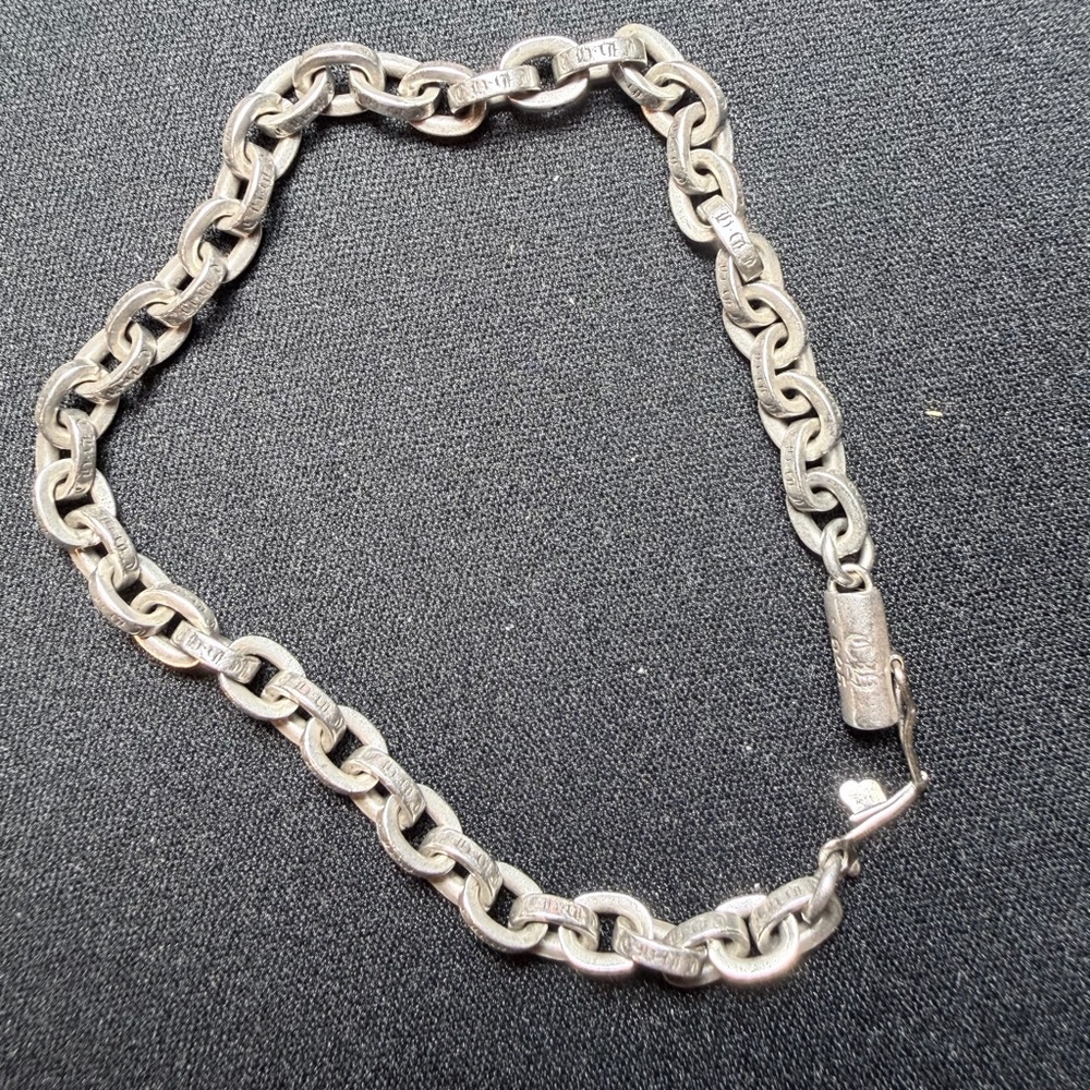 Chrome Heart Bracelet Paper chain 7” 
Authentic with receipt weight 11.6g